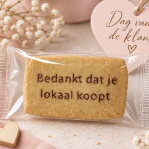 Bedankkoekje - Lokaal kopen 110 stuks