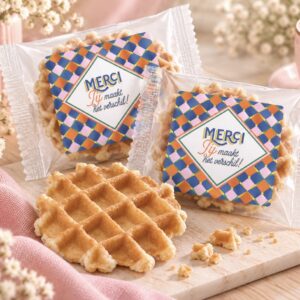 "Merci" Vanillewafeltjes - Een klein gebaar, een groot plezier
